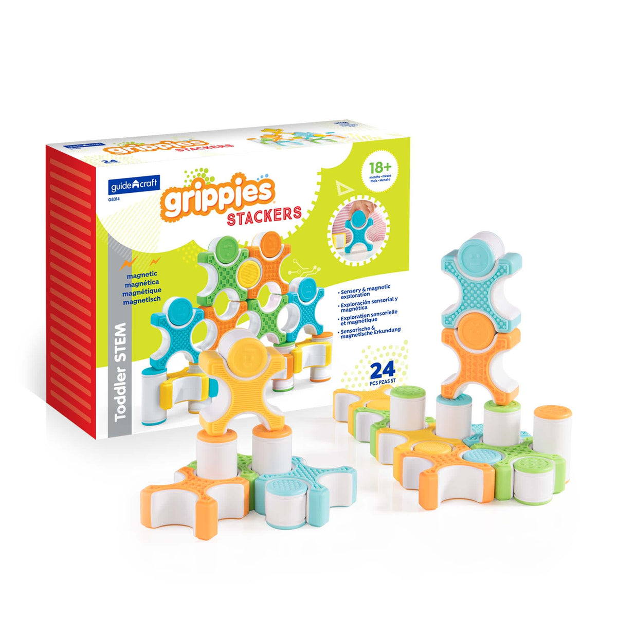 G8314 Grippies Stackers 24 pcs. set Full Color Box | 24