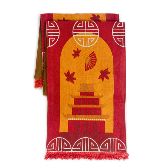 U7242 Chinese Decorative Runner Folded Silo 1