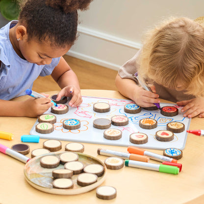 301404 Magnetic Write-On Wood Cookies Lifestyle 43