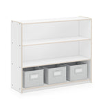 G80214 EdQ Essentials Three Shelf Open Storage White Main-1 | White