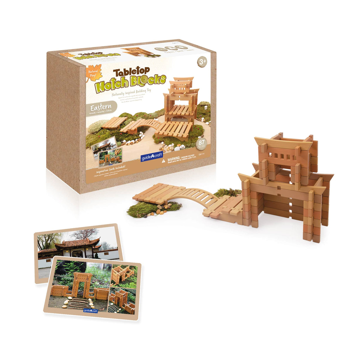 G6114 Tabletop Notch Blocks Eastern 87 pc. set Main Image | 87