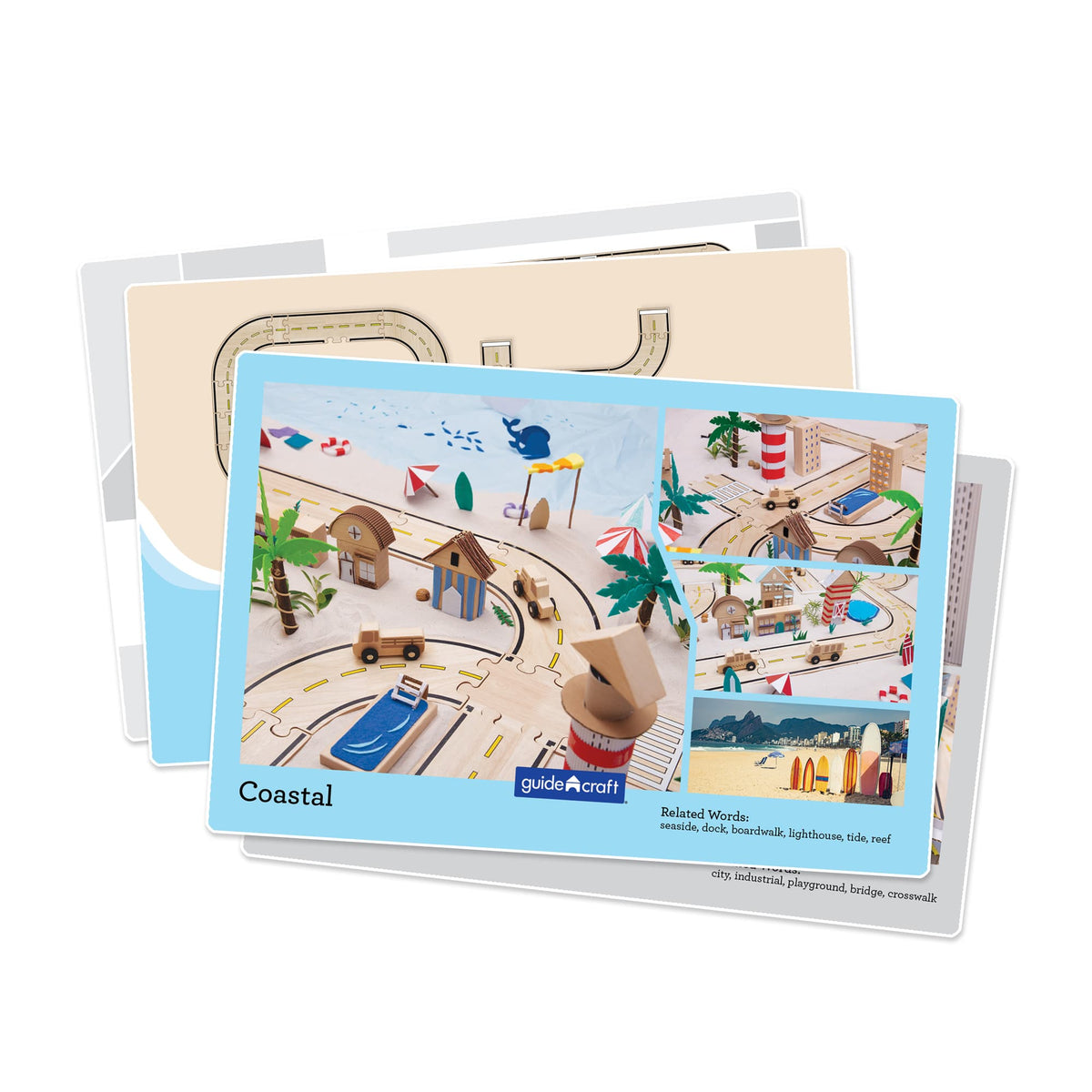 G6715 Double-sided Roadway System 42 Pcs. Set Cards 1
