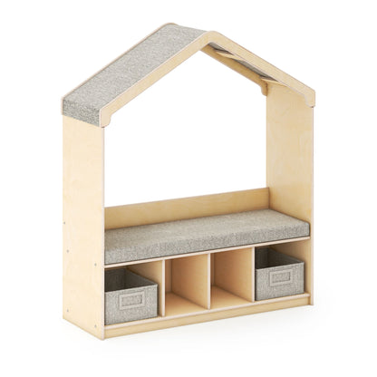 G80332 EdQ Reading Seating Nook and Storage Natural 1 Main | Natural