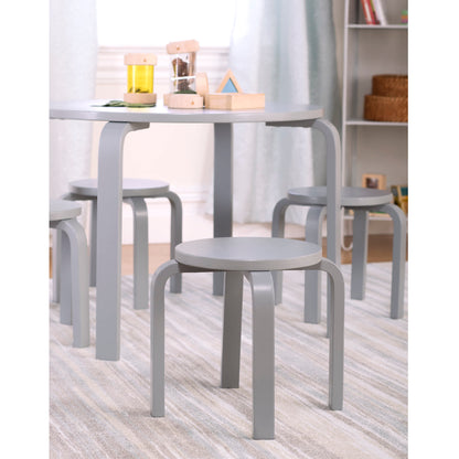 G81047 Nordic Table and Chairs Environmental Chair | Gray