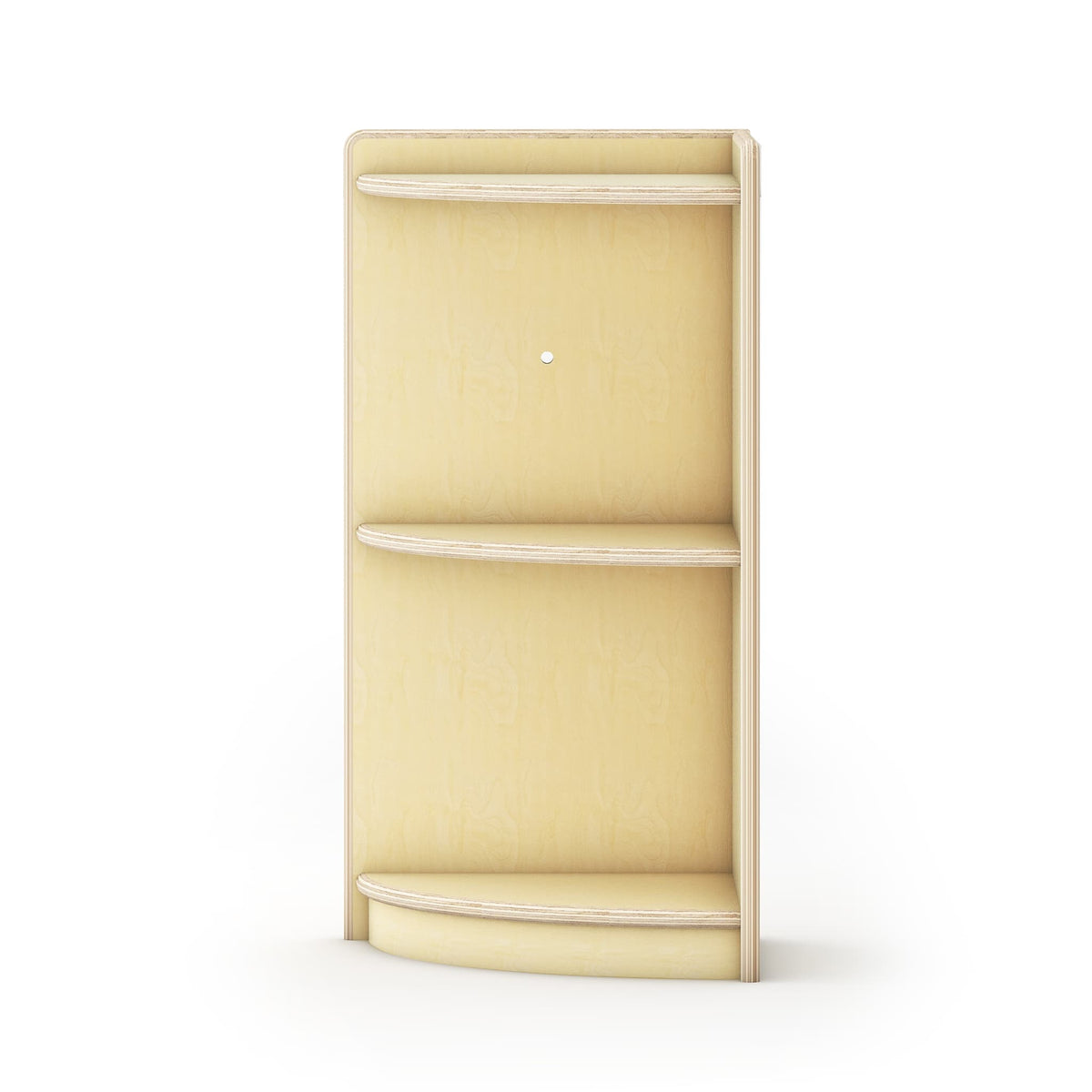 G92220 Curated Storage 2-Tier Corner Unit Natural Silo 2 Front | Natural