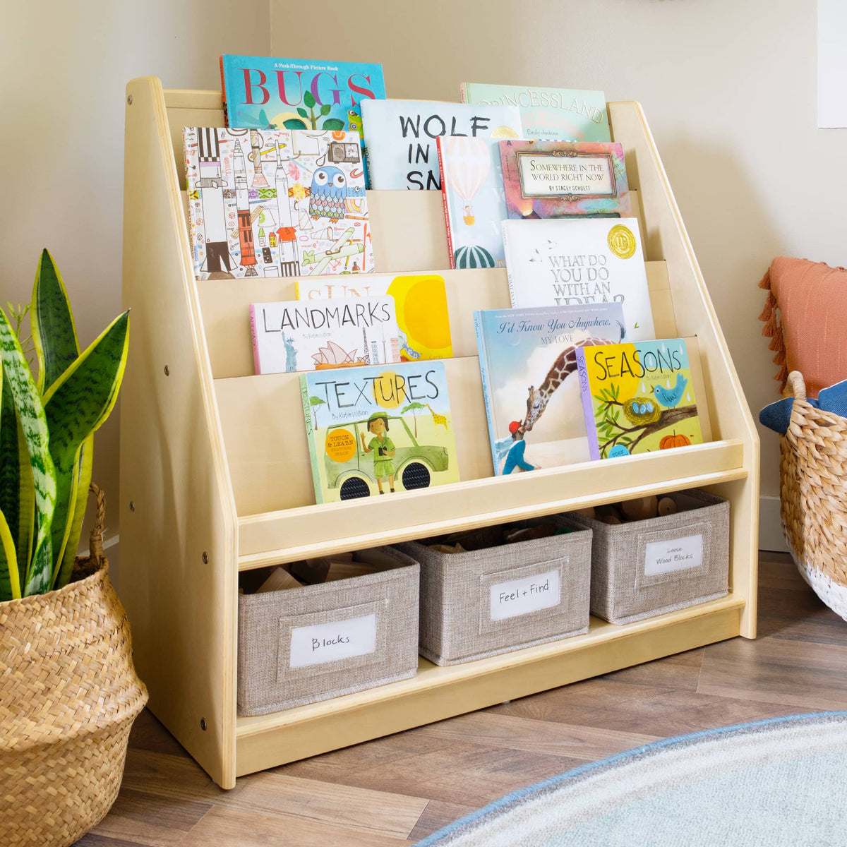 G80321 EdQ Book and Bin Display Natural Env 2142 | Natural