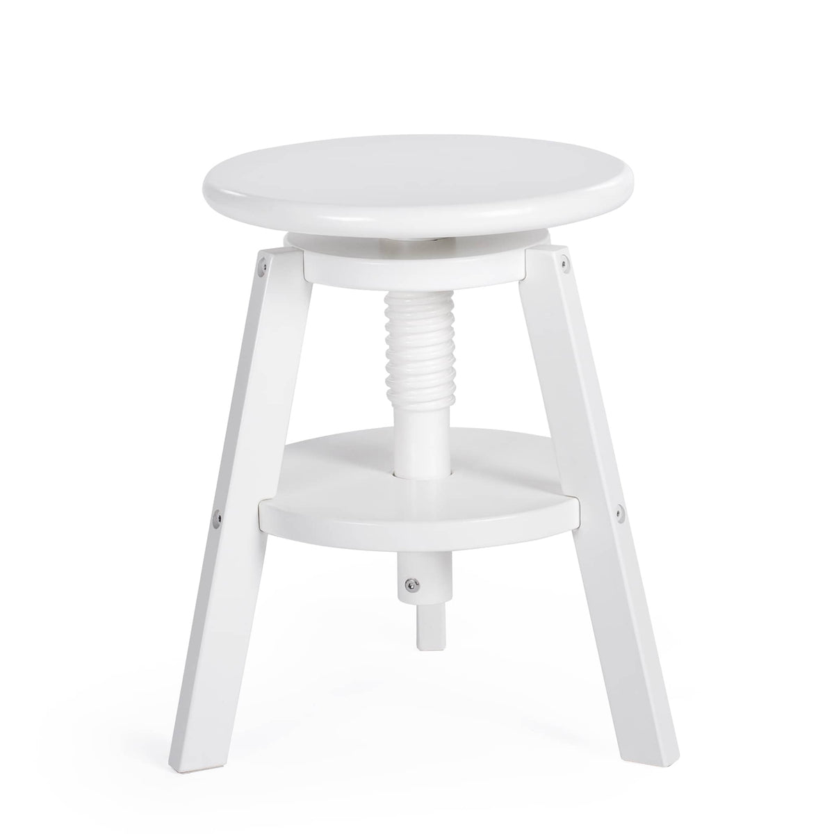 G51093 G51096 Adjustable Drafting Stool White Silo 1 Main B | White