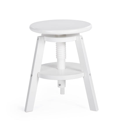 G51093 G51096 Adjustable Drafting Stool White Silo 1 Main B | White