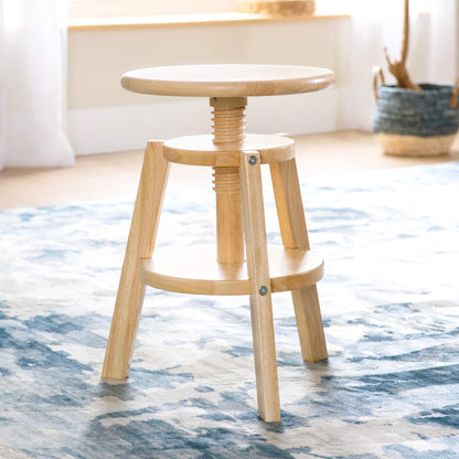 G51094 G51097 Adjustable Drafting Stool Natural Env 3492 | Natural