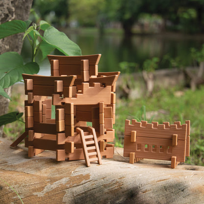 G6114 Tabletop Notch Blocks Eastern 87 pc. set Environment 206 | 87