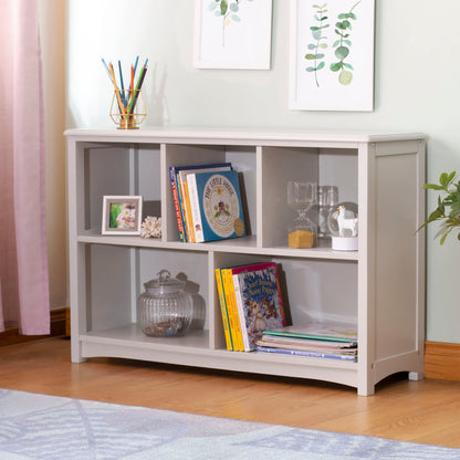 G87807 Classic Bookshelf Grey Environmental Quarter | Gray